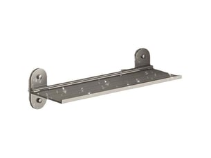 Enowelir étagère murale pliable 30 cm rangement salle de bain support lavabo sans perçage