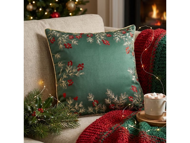 Lot de 3 coussins déco déhoussables 45x45 cm williams  - Conforama B