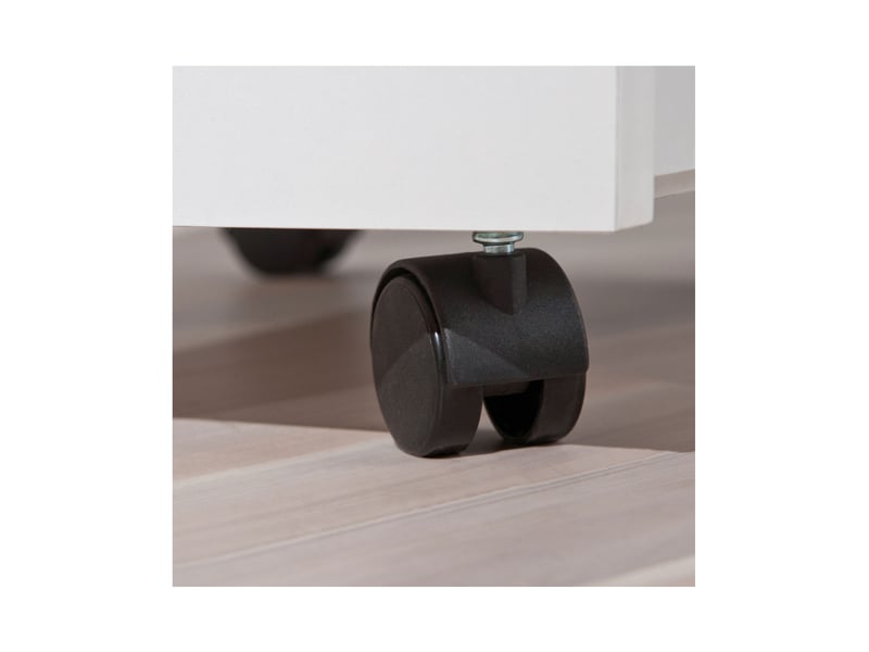  Meuble de rangement 4 tiroirs avec roulettes blanc - process  - Conforama E