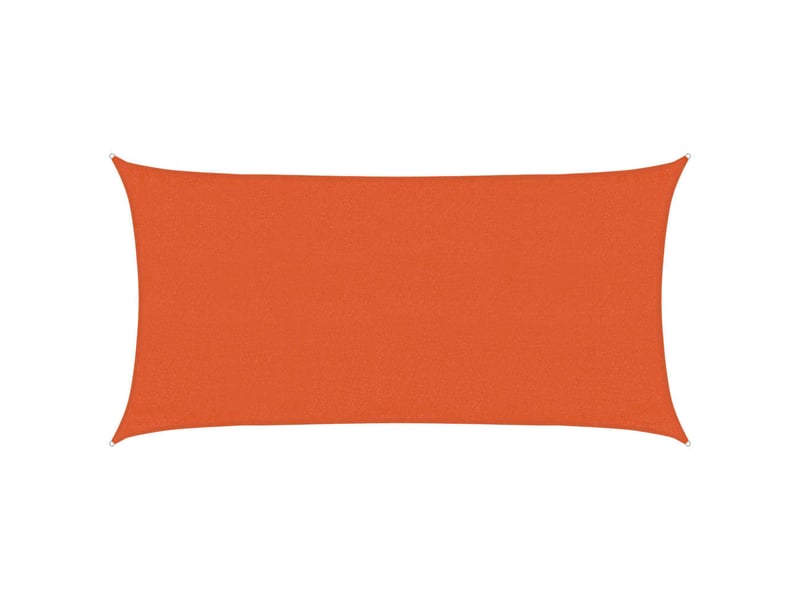  Voile d'ombrage - voile d'ombre - voile parasol 160 gm² rectangulaire orange 3x6 m pehd  - Conforama A