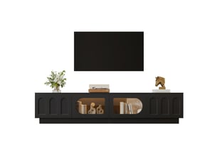 Meuble tv coloris noir 200 cm <strong>BEAOK</strong>  <strong></strong>