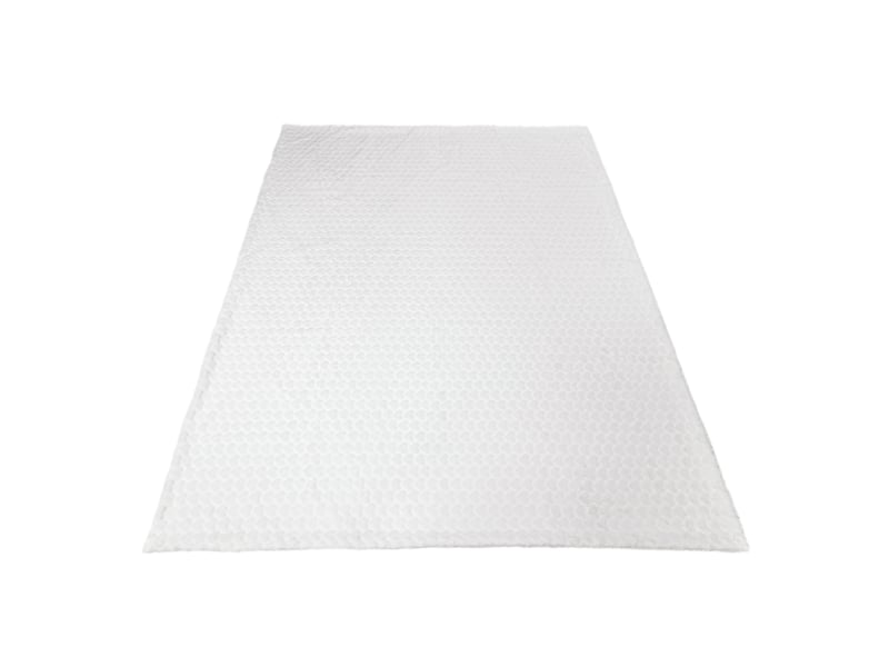 Plaid 130X170CM blanc ALMA - Conforama G