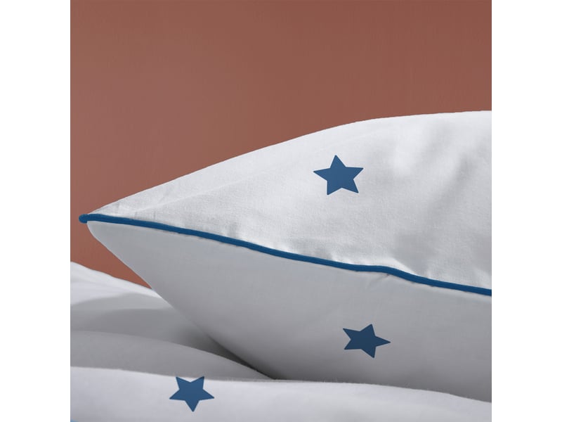  Parure de lit imprimée 100% coton, nuit etoilée 240x220+2x65x65cm  - Conforama E