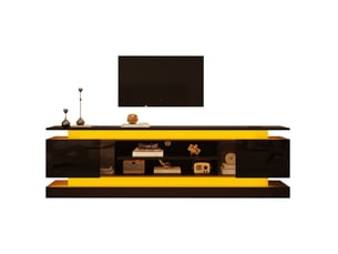 Meuble tv coloris noir 180 cm MODFU
