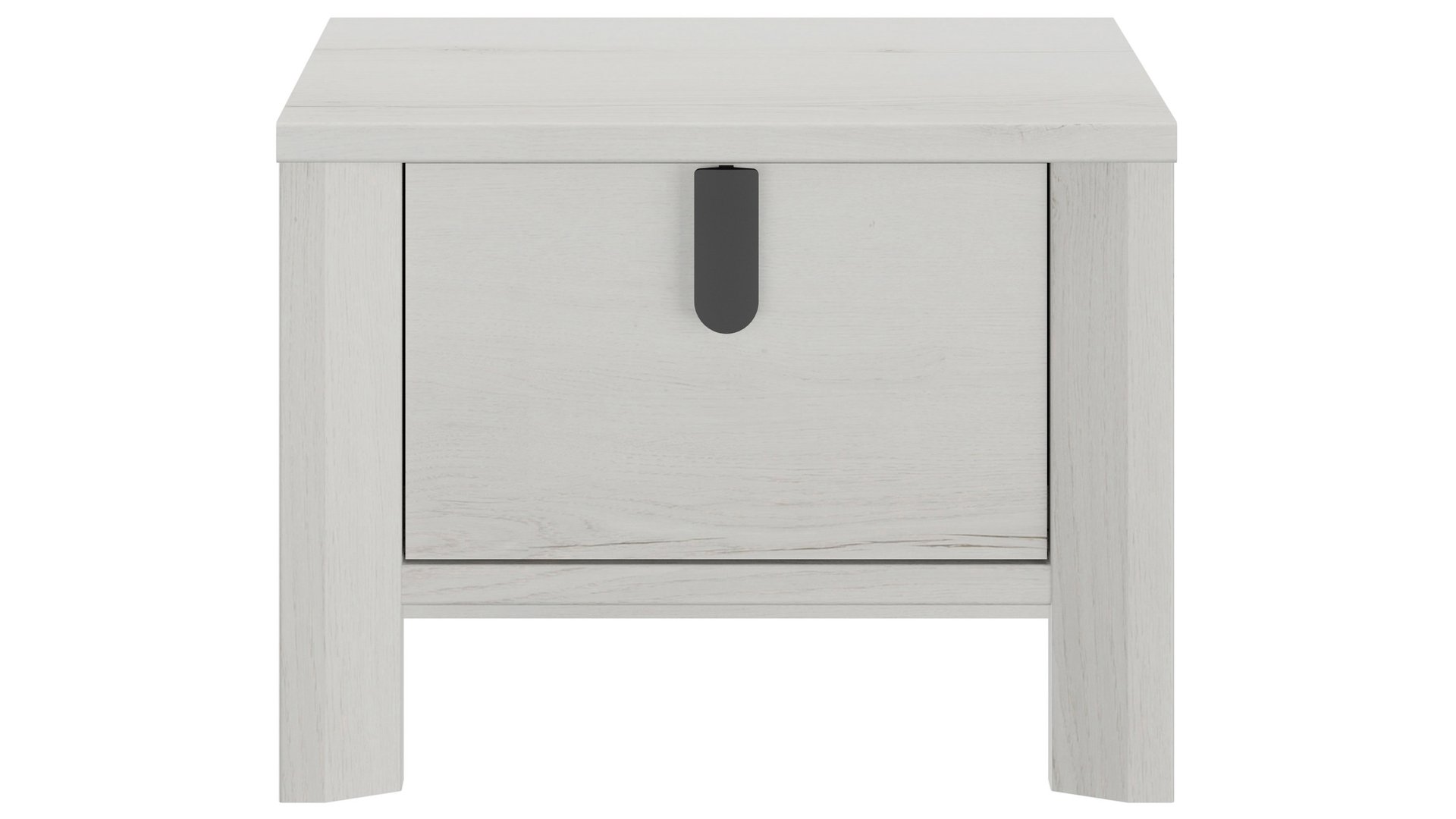 Chevet 1 tiroir LUGANO coloris bois clair bois clair 37 Conforama