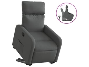 Fauteuil fixe <strong></strong> Tissu gris