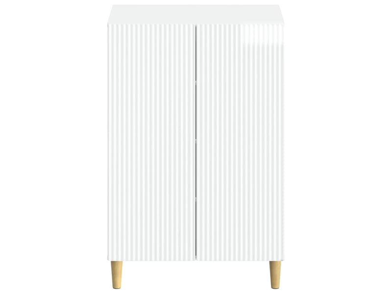  Meuble à chaussure, cabinet à chaussures arnhem 59,5x39,5x90 cm blanc brillant  - Conforama D