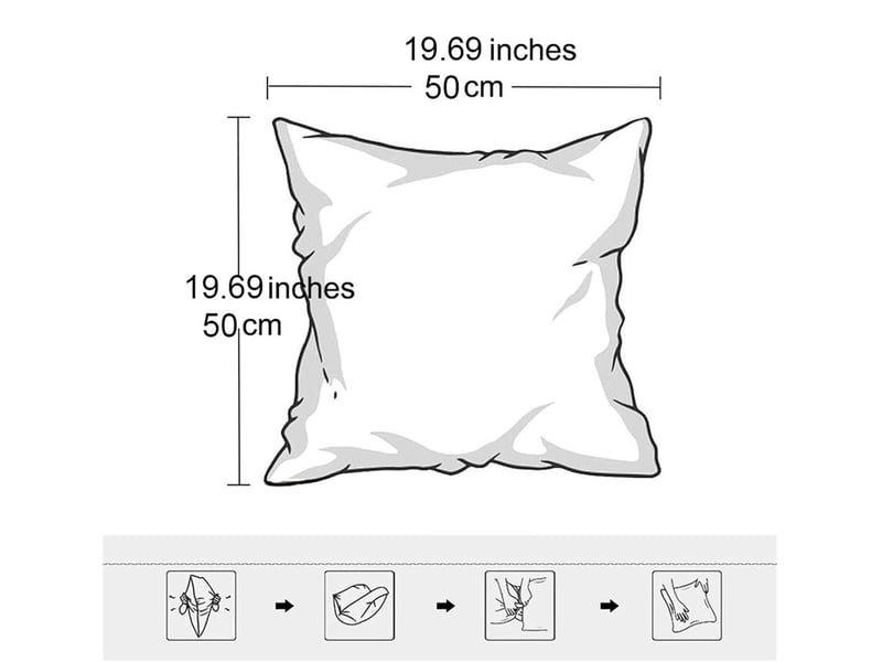 Lot de 2 housses de coussin 50 x 50 cm peluche camel clair chicfurn - Conforama C