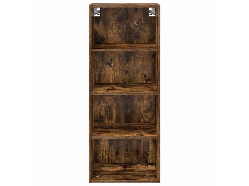 Meuble de rangement cuisine, armoire suspendue chêne fumé 40x29,5x100cm - Conforama E