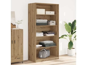 Garde-robe, armoire de rangement chêne artisanal 100x50x200 cm bois d'ingénierie shl86984