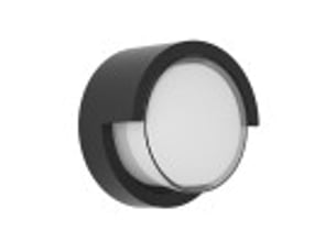 Applique extérieure fabrilamp bejel coloris noir led intégrée 12 w 600 lm 3000 k ip65 17 x 17 x 10,2 cm