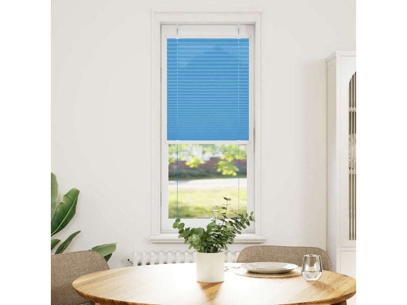  Store plissé, store de fenêtre bleu 45x150 cm largeur du tissu 44,4 cm polyester cf46792  - Conforama A