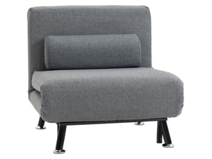 Fauteuil convertible WISHDOR Coton / Polyester gris