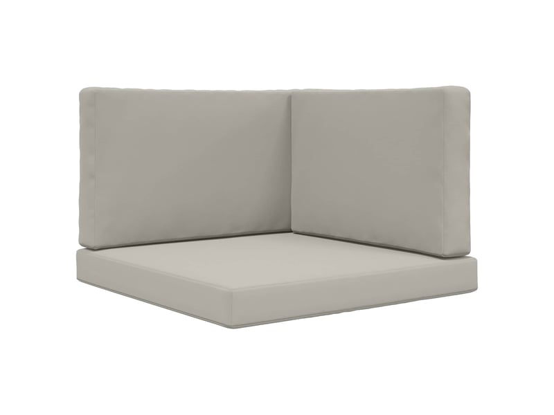  Coussin de canapé d'extérieur, coussin de chaise polyester gris 80 x 80 cm cf54096  - Conforama A