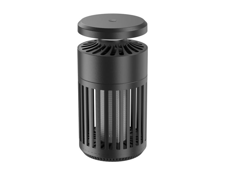  Fabrilamp volcan destructeur d'insectes électrique duo 5 w, 6 led uv, aspiration et grille, noir 225300509 - Conforama C