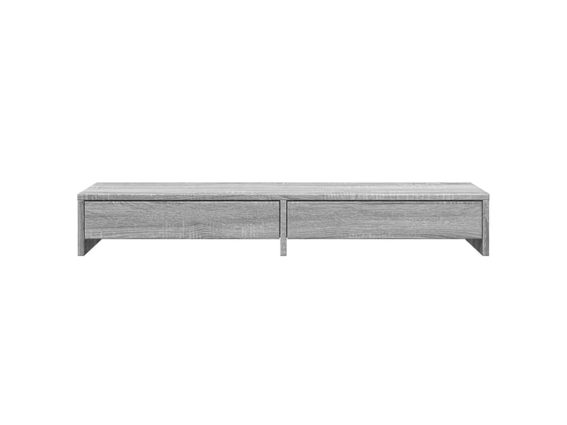  Support de moniteur table meuble bureau avec tiroirs sonoma bois d'ingénierie gris 02_0044947  - Conforama B