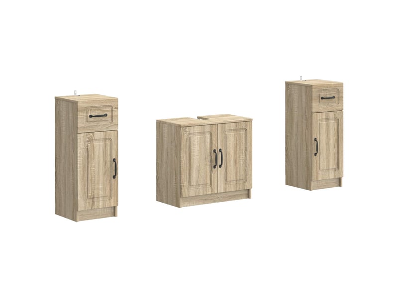  Ensemble de meuble de salle de bain 3 pièces utrecht cf63507  - Conforama A