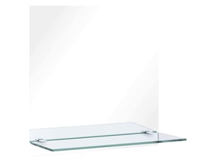 Miroir  à fixer coloris argenté <strong></strong>  <strong></strong> - 30 cm x 30 cm