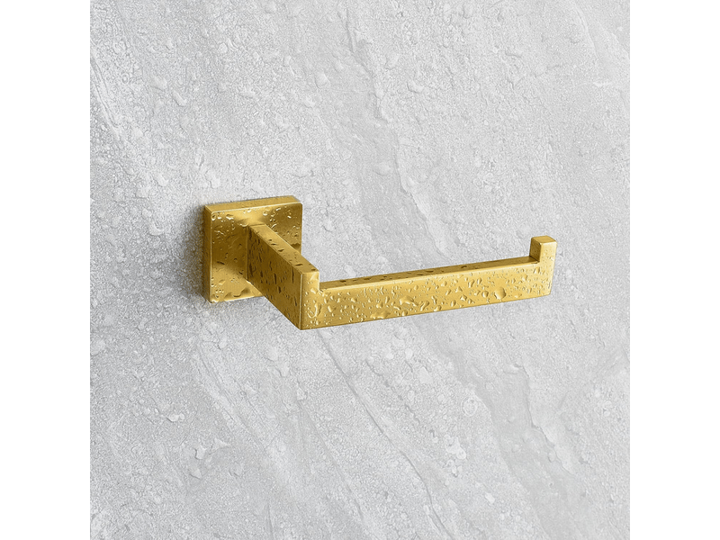  Porte-papier toilette doré, porte-papier toilette en acier inoxydable pour salle de bain et cuisine (carré), lot de 2  - Conforama D
