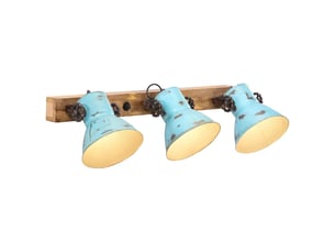 Lampe murale, applique murale 25 w bleu délavé 65x25 cm e27