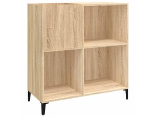Armoire à disques, armoire de rangement chêne sonoma 84,5x38x89 cm bois d'ingénierie