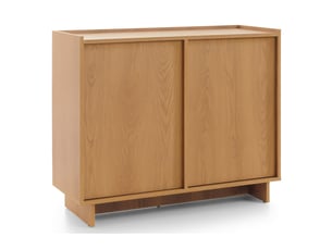 Buffet 2 porte(s)  0 tiroir(s) <strong>SELSEY</strong> <strong>Yasumi</strong> - 98 cm coloris bois clair 