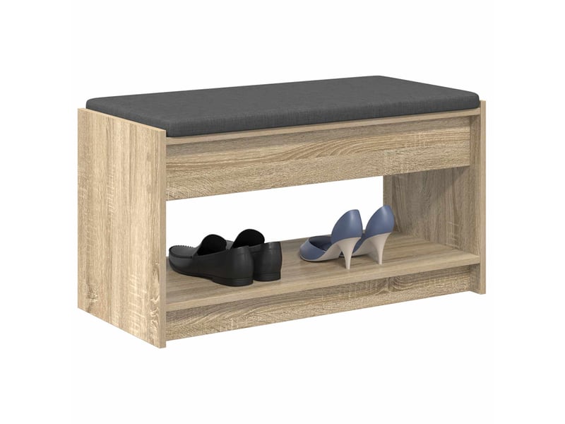  Banc d'entrée, banc interieur chêne sonoma 83x38x45 cm  - Conforama C