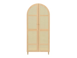 Armoire battante 1 tiroir(s) OKWISH coloris bois clair largeur 50 cm