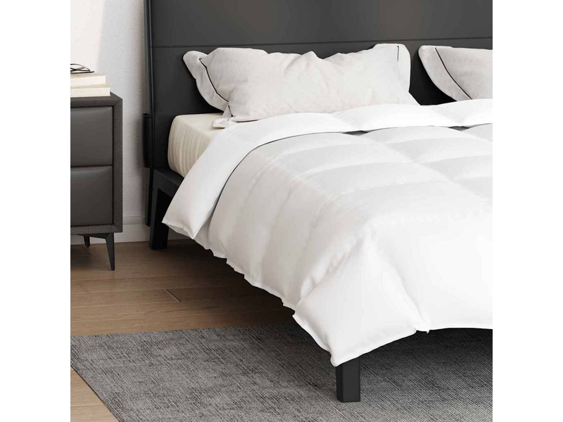  Couette - duvet d'été 240 x 220 cm été plume blanc respirant  - Conforama E