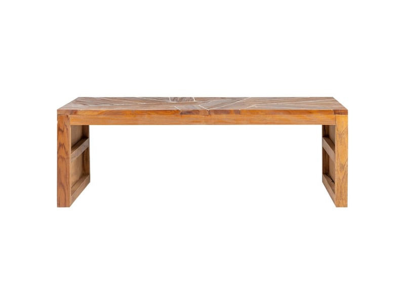  Meuble tv - banc tv - meuble de rangement 110x60x38 cm bois de teck massif  - Conforama A