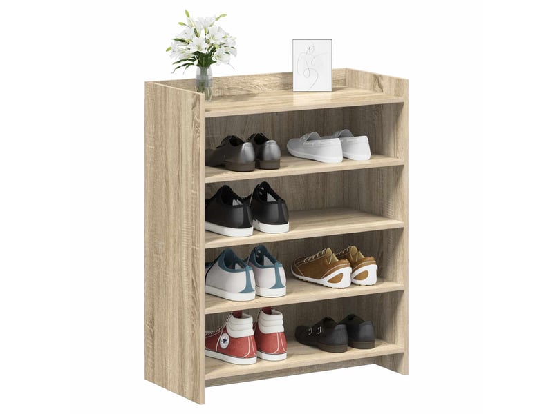  Meuble à chaussures, armoire à chaussures chêne sonoma 73,5x36x92 cm  - Conforama C