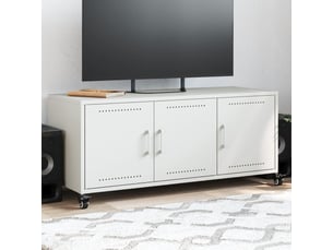 Meuble tv coloris blanc 100.5 cm <strong></strong>  <strong></strong>