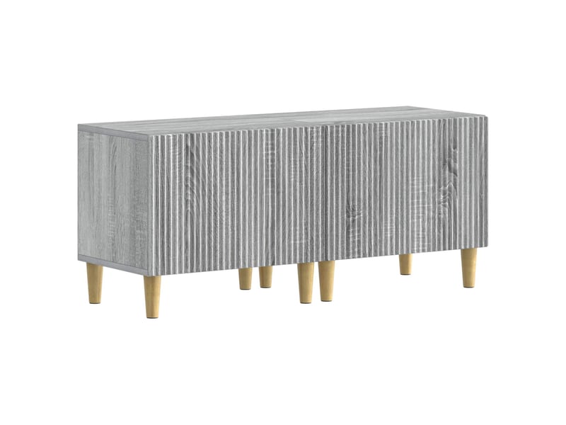  Meuble tv - banc tv - meuble de rangement sonoma gris bois d'ingénierie  - Conforama A