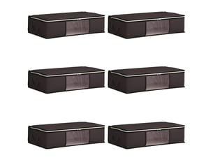 Boîte de rangement avec fenêtre latérale transparente 6 pcs shl12047