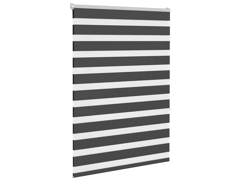  Store zèbre, store de fenêtre noir 95x150 cm largeur du tissu 90,9 cm polyester cf48950  - Conforama C