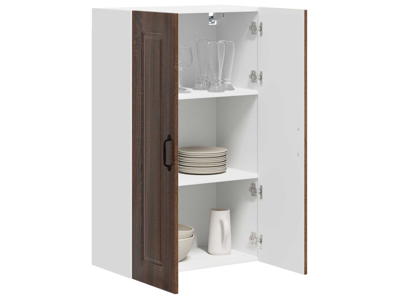  Meuble mural de cuisine | armoire de cuisine chêne brun 60x31x100cm shl7028  - Conforama C