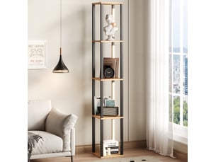 Bibliotheque coloris bicolore 4 étagère(s) <strong>DESVIAE</strong> <strong></strong> - 26 cm x 165 cm