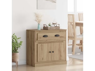 Buffet - haut armoire chêne artisanal 70 x 35,5 x 67,5 cm