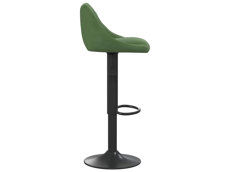  Tabouret de bar, chaise de bar vert foncé velours shl80515  - Conforama D