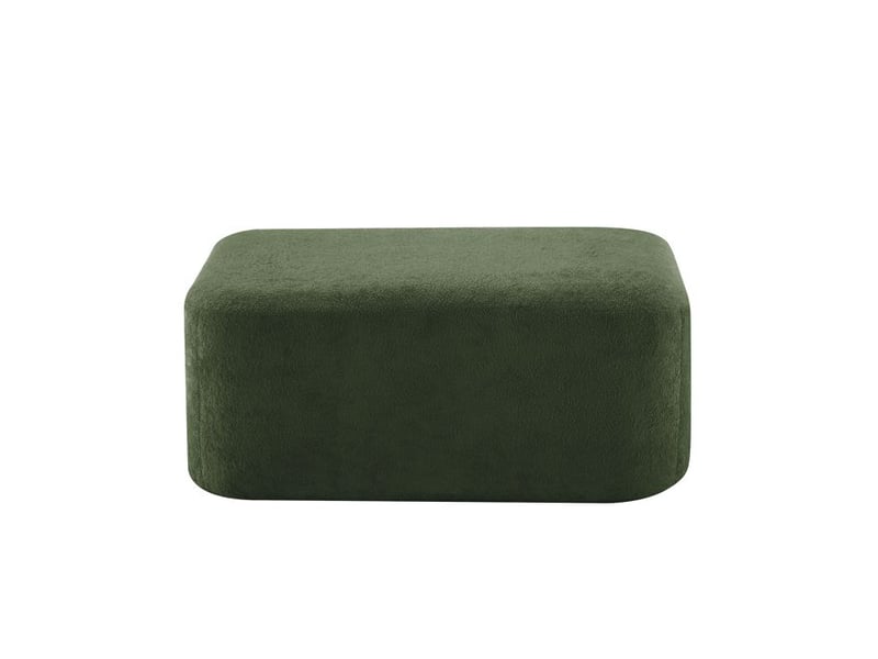  Pouf en velours - velours doux et résistant - dimensions 96x69x45 cm - poids 9 kg - design modulaire  - Conforama D