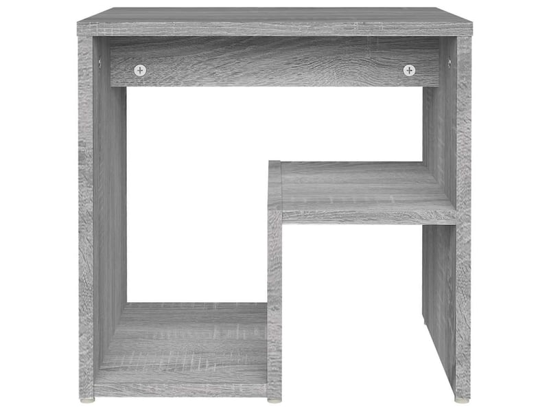  Lot de 2 tables de chevet - cabinet de chevet - table de nuit sonoma gris 40x30x40 cm bois ingénierie  - Conforama D