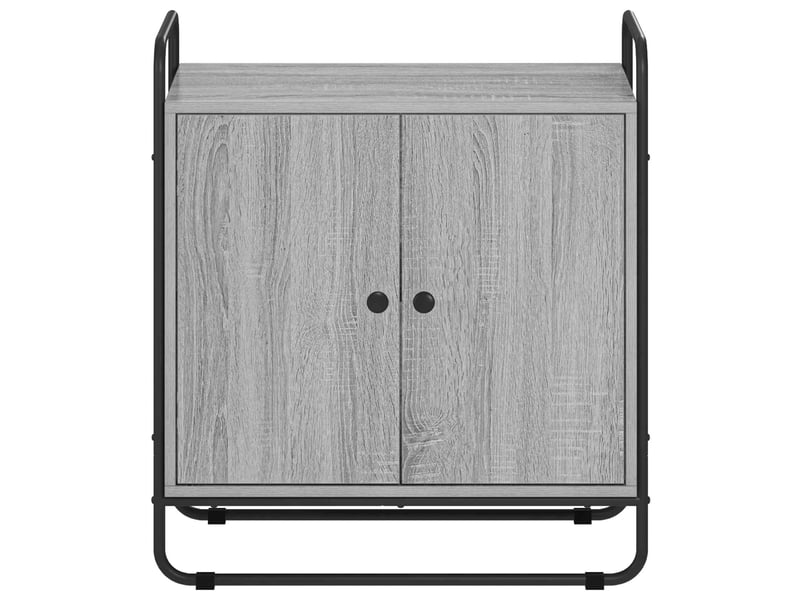 Buffet salon, buffet de rangement sonoma gris 68x35x75 cm bois d'ingénierie shl12906 - Conforama D