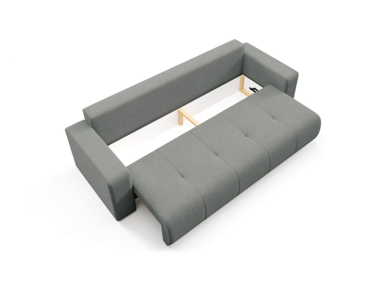  Canapé convertible molinio gris clair  - Conforama E