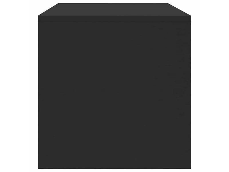  Meuble tv - banc tv - meuble de rangement noir 120x40x40 cm bois d'ingénierie  - Conforama E