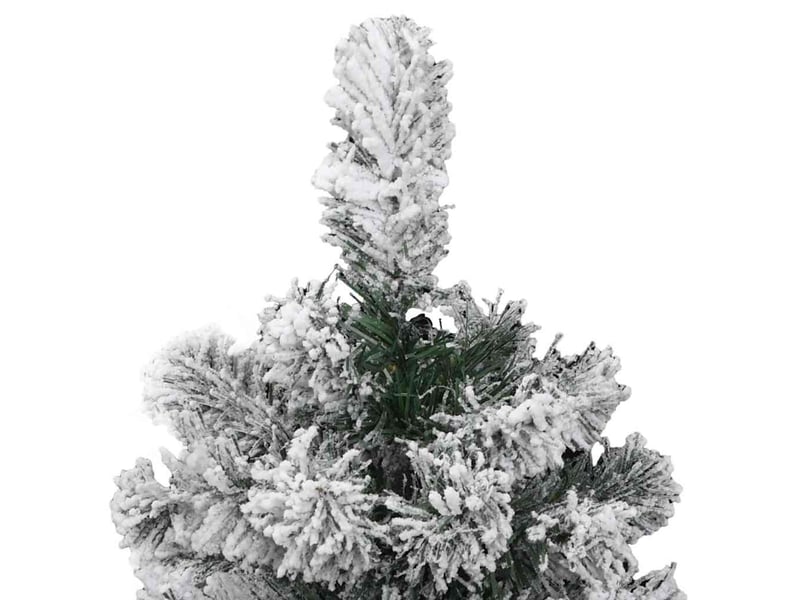  Sapin de noël artificiel, arbre de noël à charnières avec neige floquée 150 cm shl689  - Conforama D