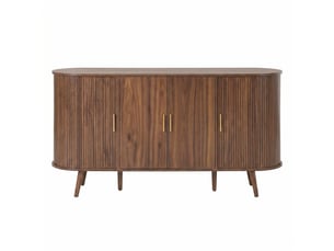 Buffet 4 porte(s) 0 tiroir(s) NECHE - 150 cm coloris bois foncé