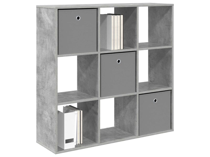 Buffet - bahut - meuble de rangement gris béton 102 x 31 x 99,5 cm  - Conforama C