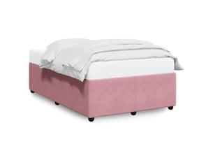 Lit 2 places 120x190cm coloris rose