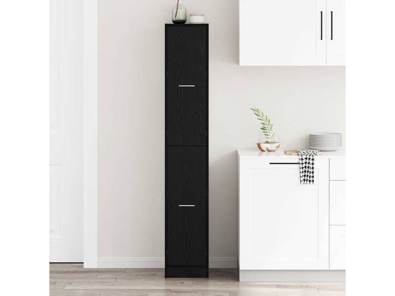  Meuble de rangement, armoire de pharmacie motif motif 30 x 41 x 174,5 cm chêne noir  - Conforama B