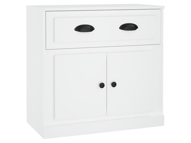  Buffet - bahut - meuble de rangement blanc 70x35,5x67,5 cm bois d'ingénierie  - Conforama A